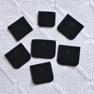 Chanel Felt Makeup Cover Pouch Bundle